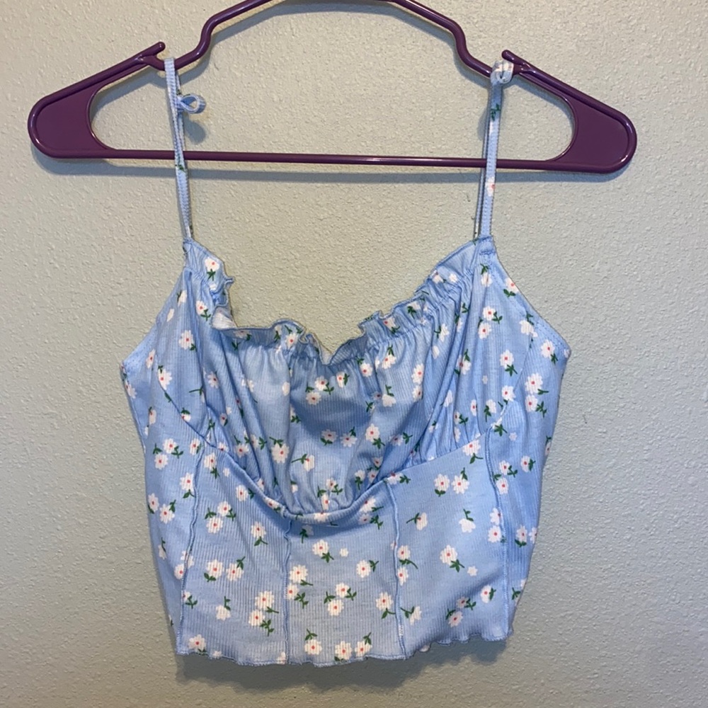 Shein womens crop top blouse. Medium